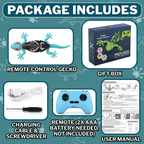 Wall-Climbing RC Gecko – Blue