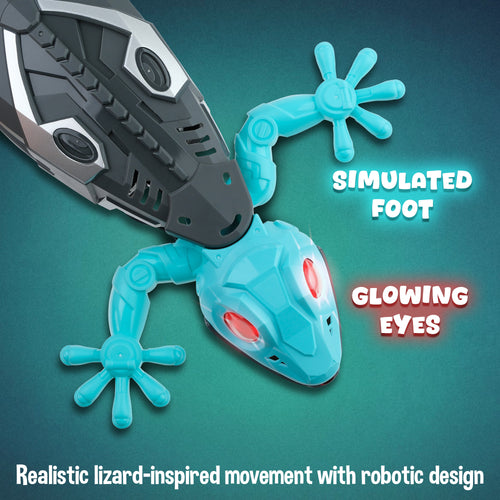 MOVIOX Wall Climbing Gecko – Remote Control Lizard Toy - Blue